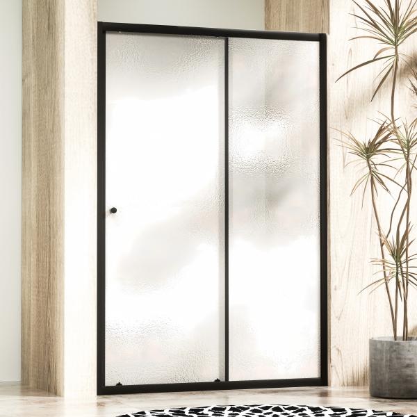 Shower Door With Black Frame